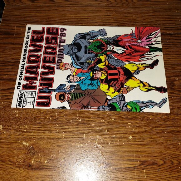 Official Handbook of Marvel Universe Update '89 #2 Champion of the Universe - Picture 3 of 3